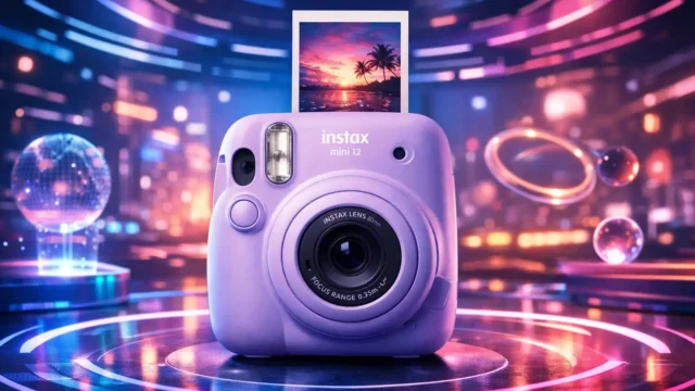 Guia rápido: 6 polaroid instax mini 12 com recursos avançados