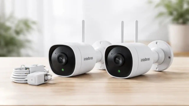 Desconto exclusivo: 6 Kit 2 Câmeras de Segurança WiFi Externa Intelbras