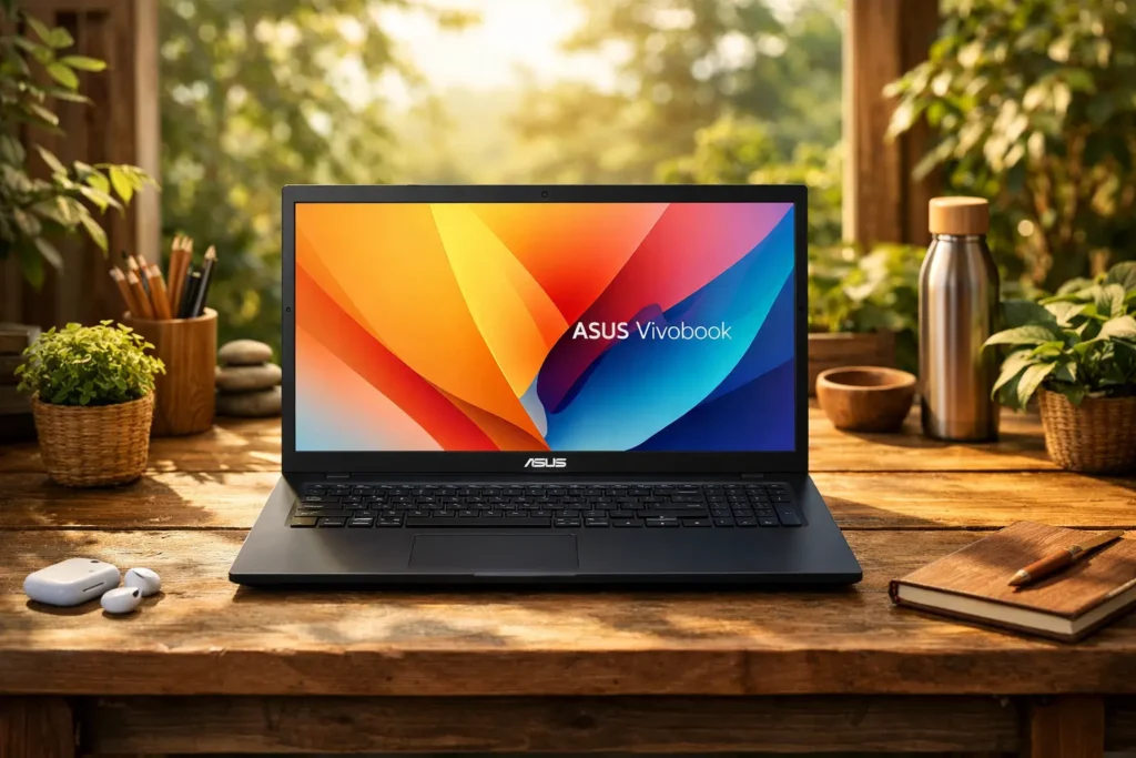 3 Notebooks ASUS Vivobook GO 15 prontos para viagem com bateria duradoura