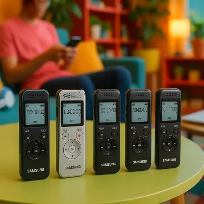 Os 5 Principais Modelos de gravador de voz da Samsung
