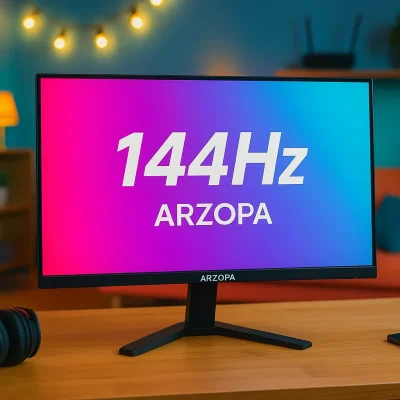 Monitor Arzopa 144Hz em destaque: 5 modelos ideais para jogos e produtividade